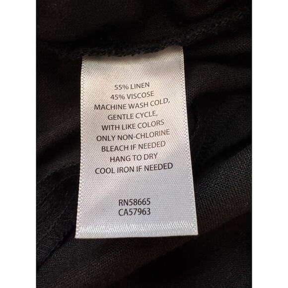 NEW TREASURE & BOND NORDSTROM Women's Black Side Tie Wrap Mini Skirt Size L - Picture 6 of 6